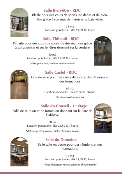 Abbaye - Location de salles - Flyers2